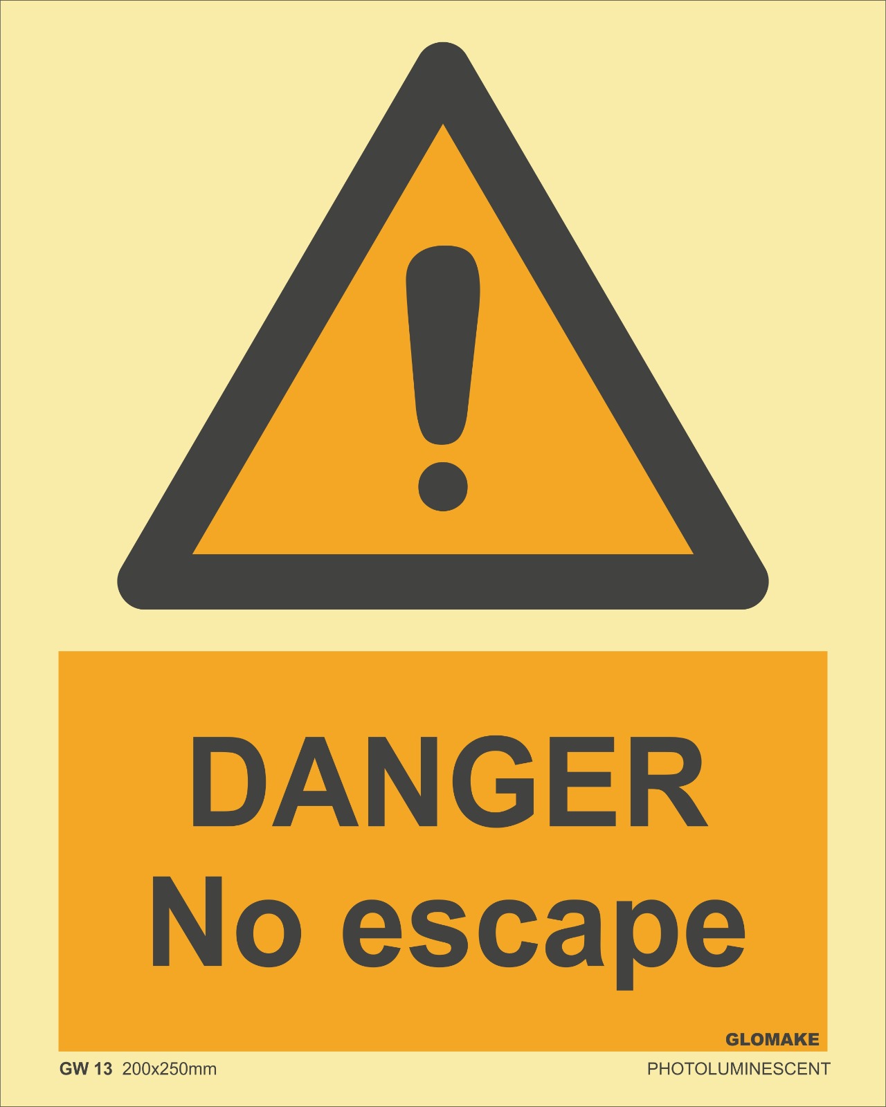 DANGER NO ESCAPE 
(GW 13)